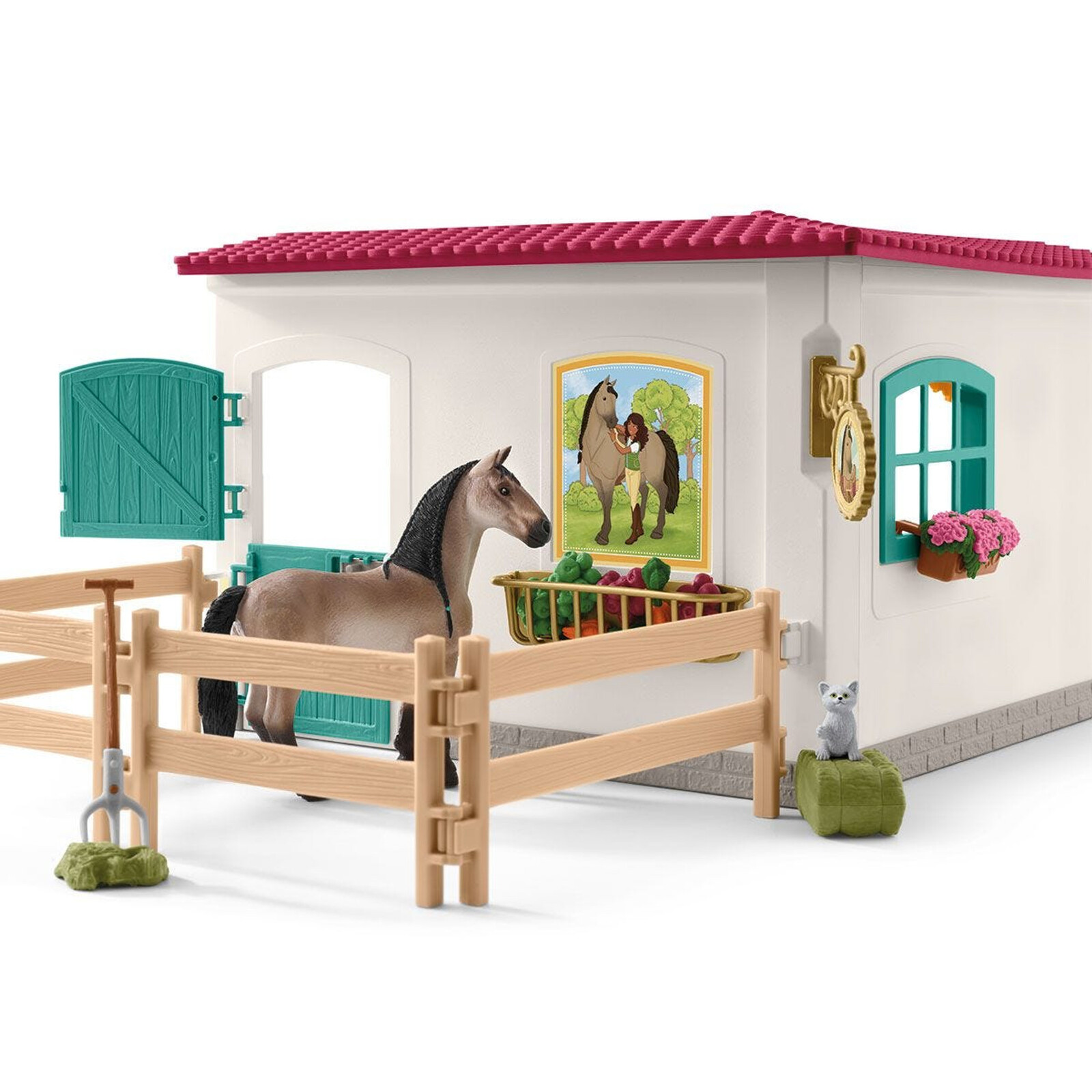 Schleich Horse Barn and Stable Playset - Indonesia