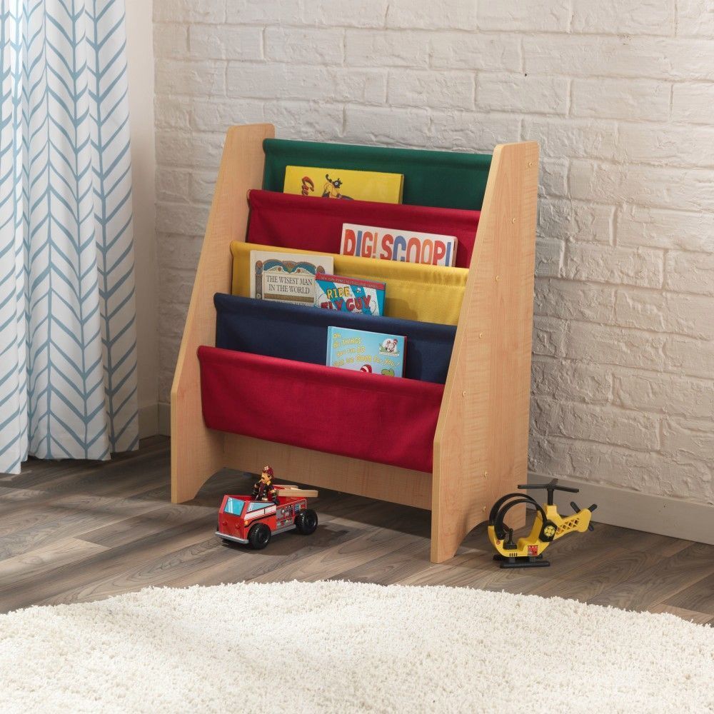 KidKraft Sling Bookshelf Primary   706943142264 