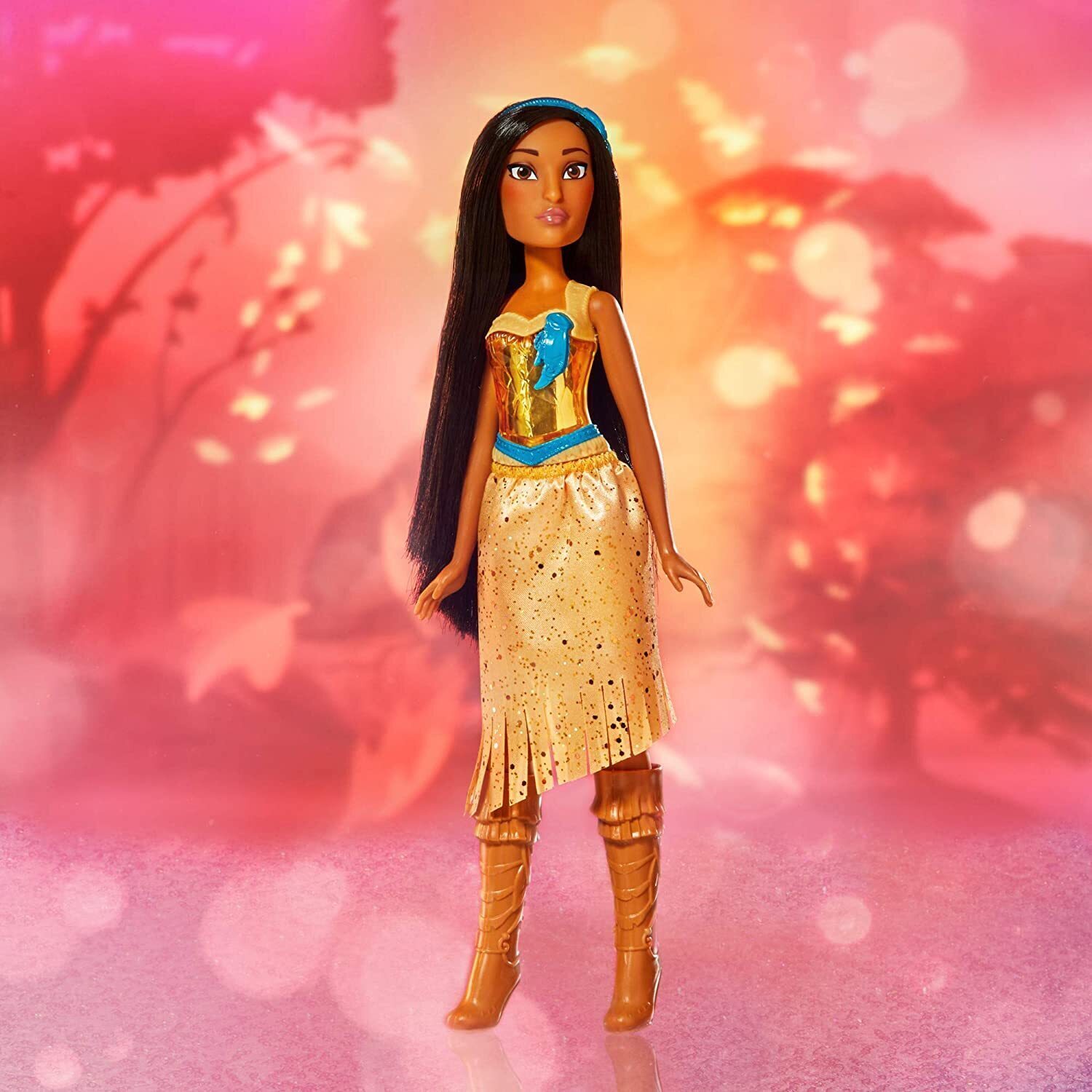 disney princess royal shimmer pocahontas doll