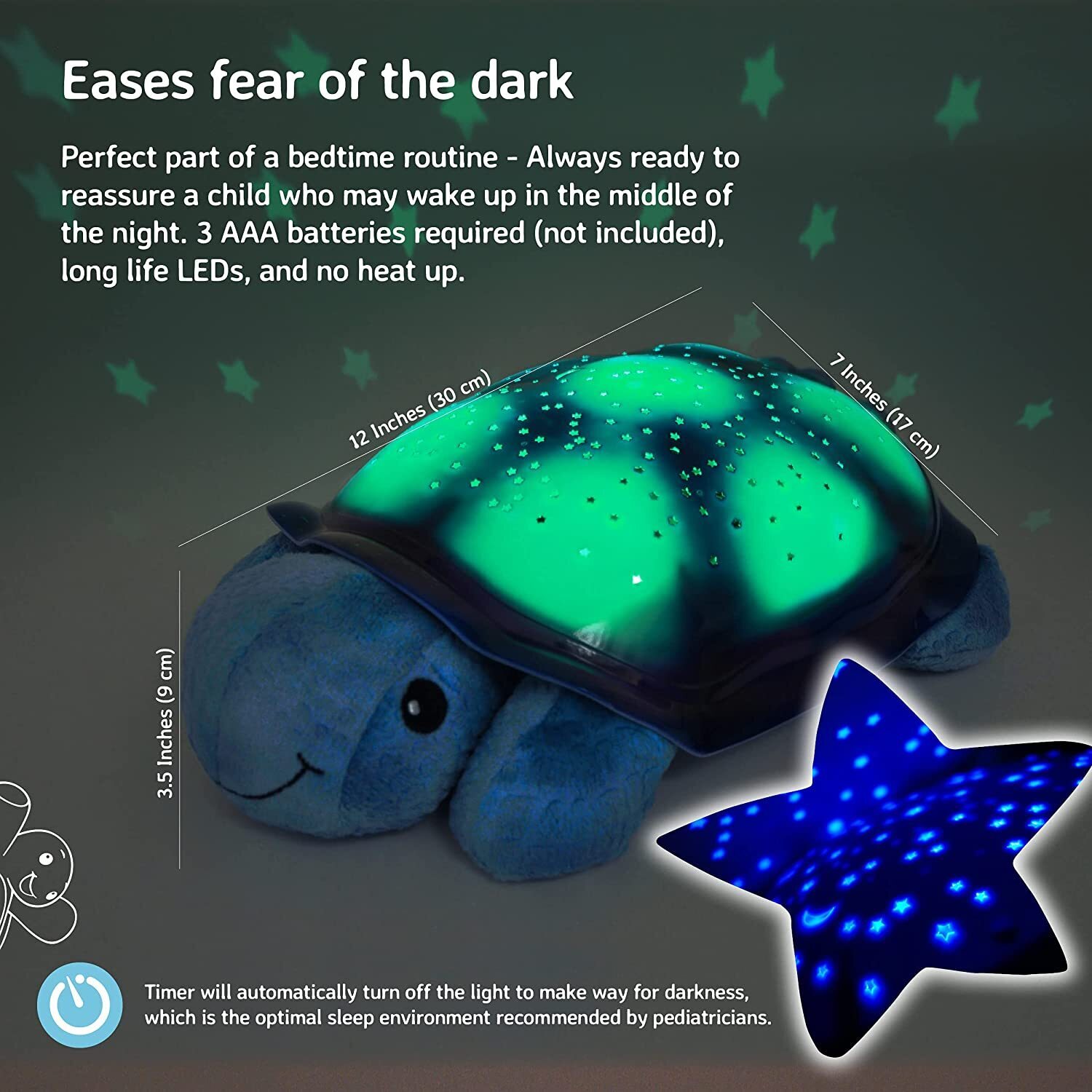 cloud 9 turtle night light