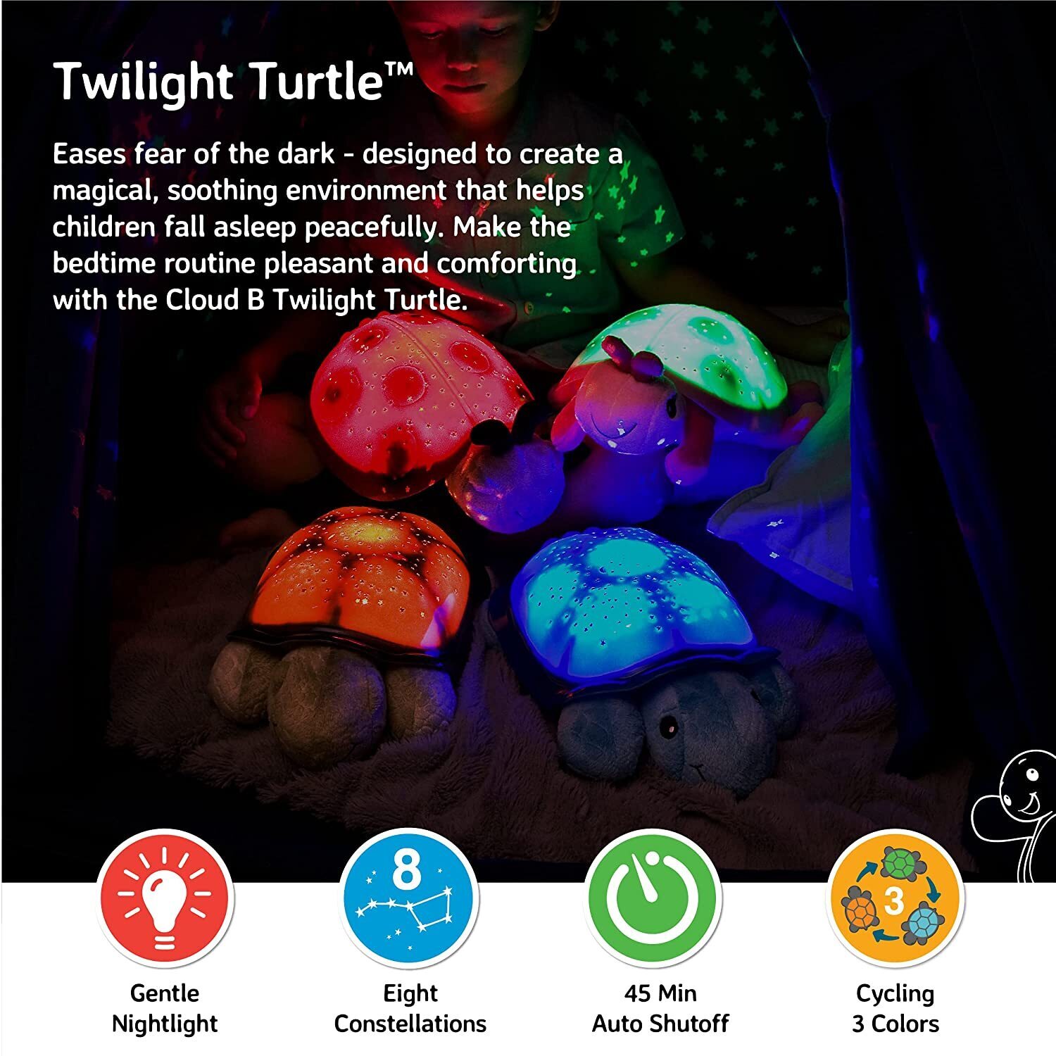 Turtle deals star projector