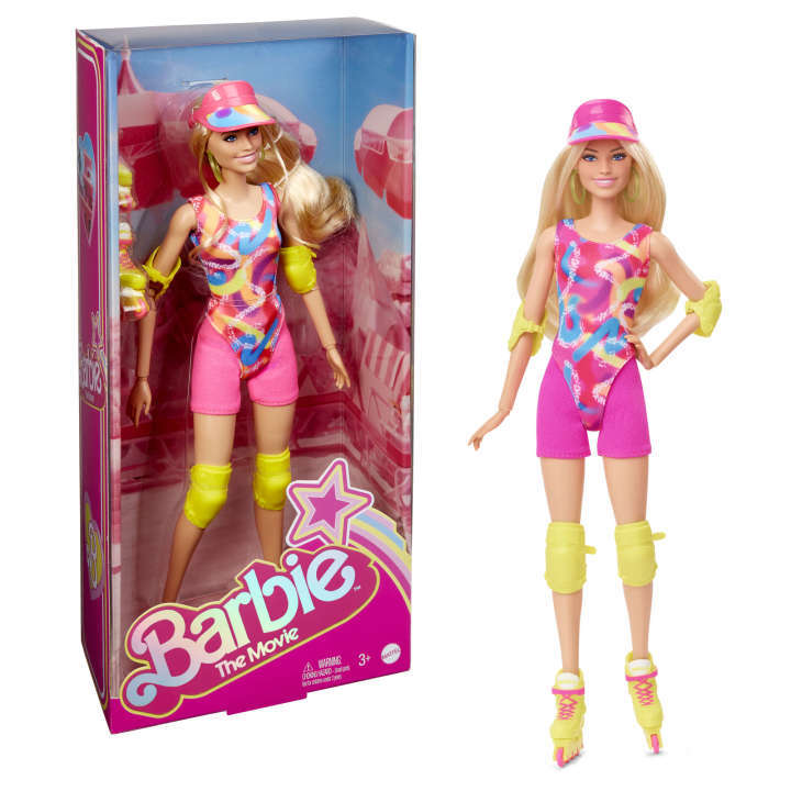 Barbie the Movie Collectible Doll, Margot Robbie As Barbie In Inline ...