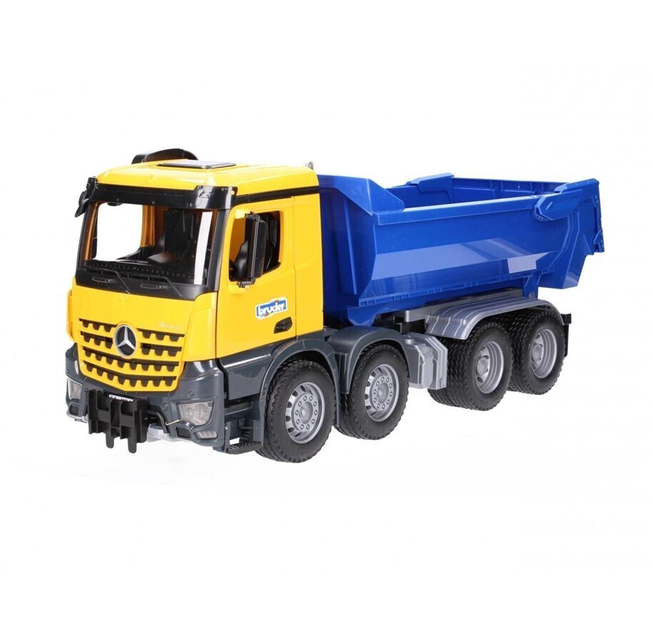 bruder mercedes benz dump truck