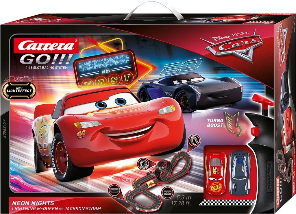 lightning mcqueen slot car set