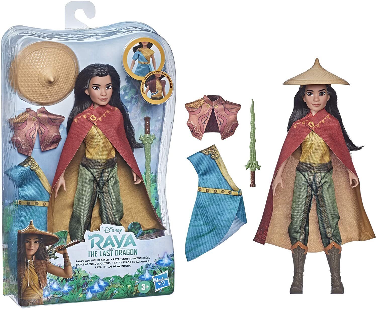 Disney Princess Raya and the Last Dragon Raya's Adventure Styles