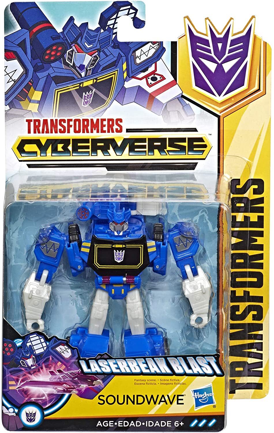 transformers cyberverse warrior class soundwave