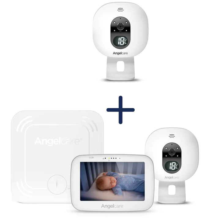 Angelcare Baby Movement Sound & Video Monitor AQC327 + Extra