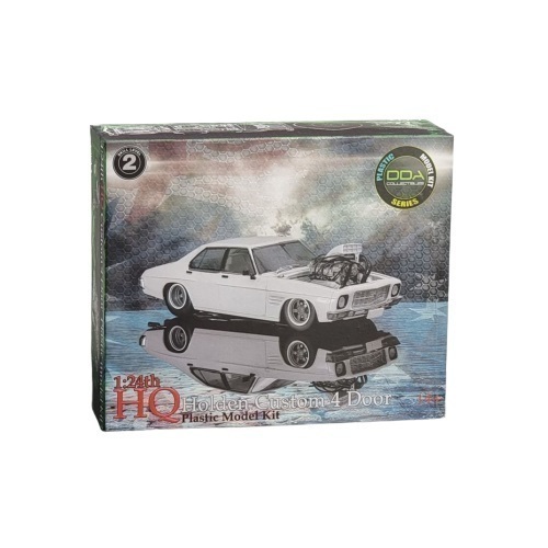 DDA Slammed HQ Holden Custom 4 Door 1:24 Scale Plastic Model Kit