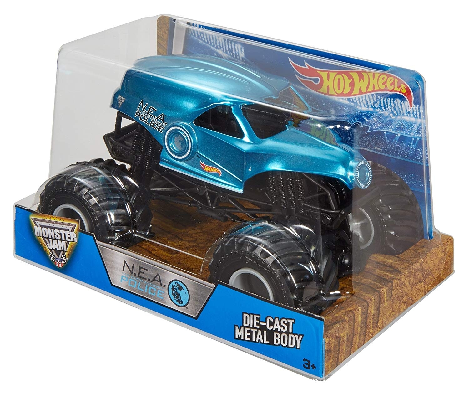 hot wheels police car monster truck