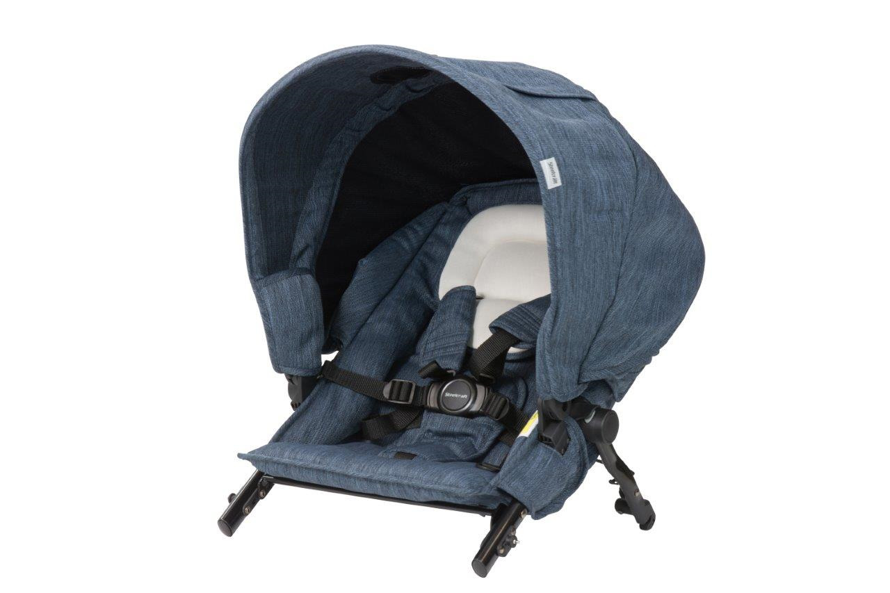 steelcraft strider compact deluxe edition pram moonstone