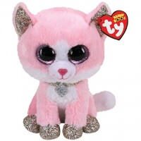 Ty Beanie Boos Regular FIONA Cat Pink TY36366