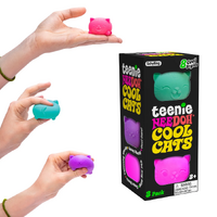 Schylling Nee Doh Teenie Cool Cats Assorted; One Supplied SCH-CCND