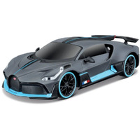 Maisto MotoSounds Bugatti Divo Black/Blue Lights and Sounds Vehicle 1:24 Scale 81730