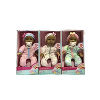 Gigo Dream Collection 12" Dark Skin Baby Maggie Dolls With Pacifiers Assorted 83207