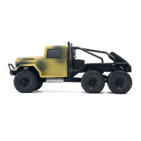 Hobby Plus 1:18 Scale R/C Crawler CR-18 Conqueror 6x6 Military Truck Assorted; One Supplied