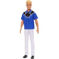 Barbie Fashionistas Ken Doll #226 Blonde Fashion Doll With Western Look 65th Anniversary DWK44