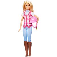 Barbie Mysteries: The Great Horse Chase Barbie “Malibu” Doll With Riding Clothes & Accessories HXJ38