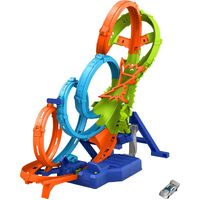 Hot Wheels Action 4-Loop Crash-Out Playset HXR70