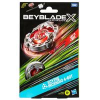 Beyblade X Scythe Incendio 4-60T Starter Pack Set with Balance Type Top & Launcher G0175