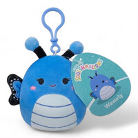 Squishmallows 3.5 inch Clip Waverly the Butterfly 00213