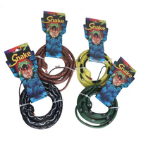 Rubber Snake Large Assorted Colours One Supplied AA156563