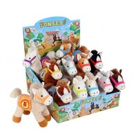 Gipsy Race Poneez with Sound Plush Pony Assorted Colours 20-22cm 55523