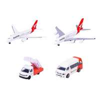 Majorette Qantas Plane and Vehicle Assorted MJ74275