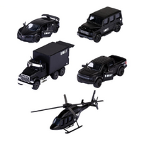 Majorette 5pc Swat Vehicle Set 74824