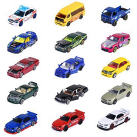 Majorette Japan Series 5 Pack with Tuning Parts 3 Mixes MJ75319 Assorted; One Supplied