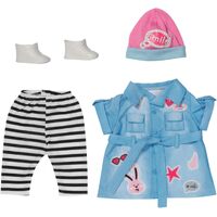 Baby Born Deluxe Jeans Dress 43cm Doll Clothes 832585