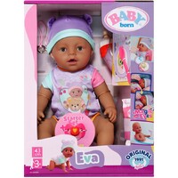 Baby Born Eva Brown Skin 43cm Girl Doll 834886