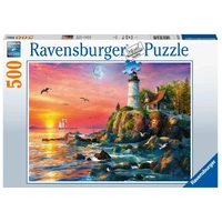 Ravensburger Lighthouse at the Sunset 500pc Puzzle RB00217