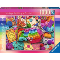 Ravensburger Vintage Knitting & Crochet 1000pc Puzzle RB17620