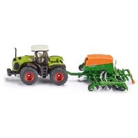 Siku Farmer Amazone Cayena Tractor With Seeder 1:87 Scale Diecast Vehicle SI1826