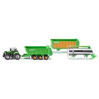 Siku Farmer Deutz-Fahr Tractor with Joskin Trailer Set 1:87 Scale SI1848