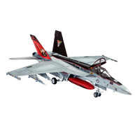 Revell F/A-18 E Super Hornet 1:144 Scale Model Kit Set 63997