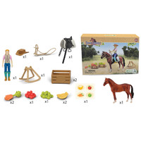 CollectA Horse Country Lady Cowgirl Rider, Horse & Accessories 84248