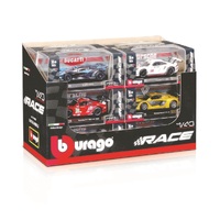 Bburago Race Collection in Crystal Box 1:43 Scale Diecast Assorted; One Supplied 44138380