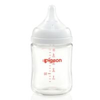 Pigeon SofTouch III Glass Baby Bottle 160ml suit 0+ months PBA436