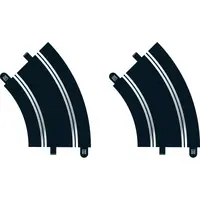 Scalextric Radius 2 Curve 45 Degree 2pk Slot Car Track C8206