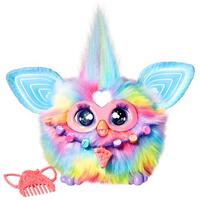 Furby Tie Dye Plush Toy, Voice Activated, 15 Fashion Accessories, Interactive Toy F8900