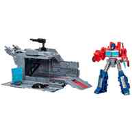 Transformers Earthspark Battle Base Trailer Optimus Prime F9505