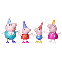 Peppa Pig Peppa's Family Party Figure 4pk F2171