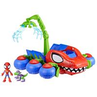 Spidey & His Amazing Friends Dino-Webs Crawler Vehicle with Spider-Man Toy F9480