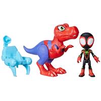 Marvel Spidey & His Amazing Friends Dino-Webs Spidey-Rex & Miles “Spin” Morales F9482