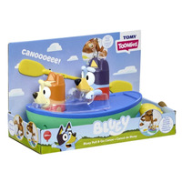 TOMY Toomies Bluey Pull & Go Canoe Bath Toy E73670