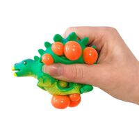 Squeezy Mesh Dino Assorted Colours One Supplied NV356