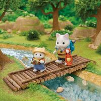 Sylvanian Families Exciting Exploration Set - Latte Cat Brother & Baby SF5763