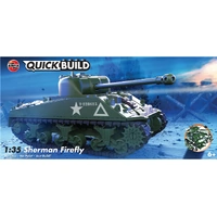 Airfix Quickbuild Sherman Firefly 1:35 Scale Model Kit J6042