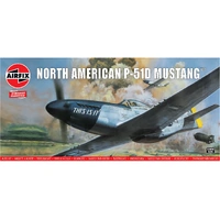 Airfix North American P-51D Mustang 1:24 Scale Model Kit A14001V